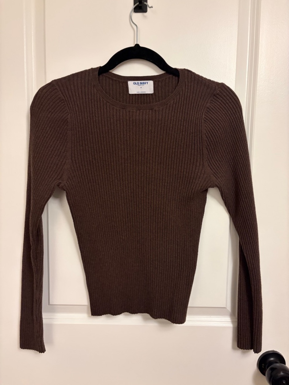 Old Navy Ribbed Crewneck Sweater - Brown